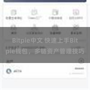 Bitpie中文 快速上手Bitpie钱包，多链资产管理技巧