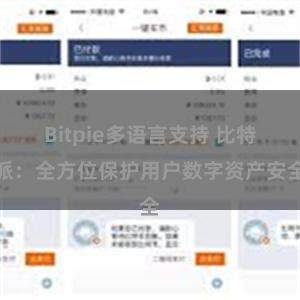 Bitpie多语言支持 比特派：全方位保护用户数字资产安全