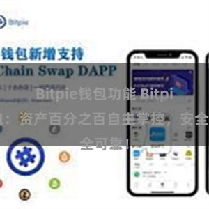 Bitpie钱包功能 Bitpie钱包：资产百分之百自主掌控，安全可靠！