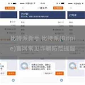 比特派新手 比特派(Bitpie)官网常见诈骗防范提醒