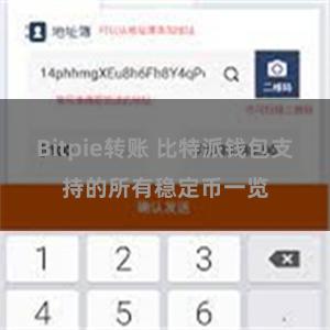 Bitpie转账 比特派钱包支持的所有稳定币一览