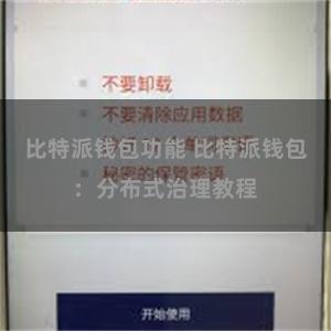 比特派钱包功能 比特派钱包：分布式治理教程