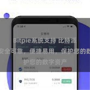 Bitpie系统支持 比特派热钱包安全可靠，便捷易用，保护您的数字资产