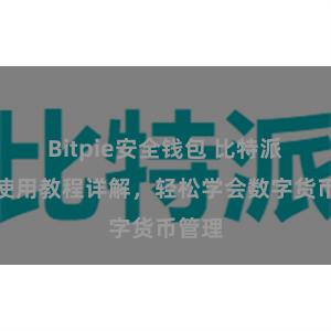 Bitpie安全钱包 比特派钱包使用教程详解，轻松学会数字货币管理