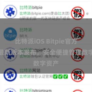 比特派iOS Bitpie官方钱包最新版本发布，安全便捷管理数字资产