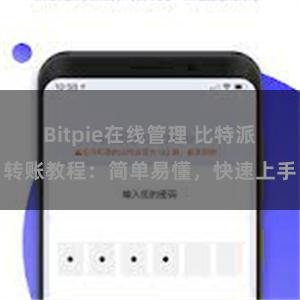 Bitpie在线管理 比特派转账教程：简单易懂，快速上手