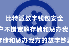 比特派数字钱包安全  让用户不错宽解存储和惩办我方的数字钞票